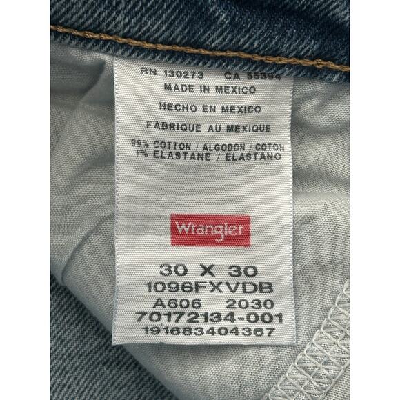 Men's Wrangler Straight Let Jeans - 30 x 30 - Picture 6 of 6